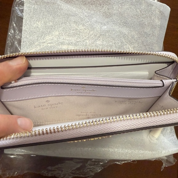 Kate Spade Lavender Wallet - Picture 2 of 7
